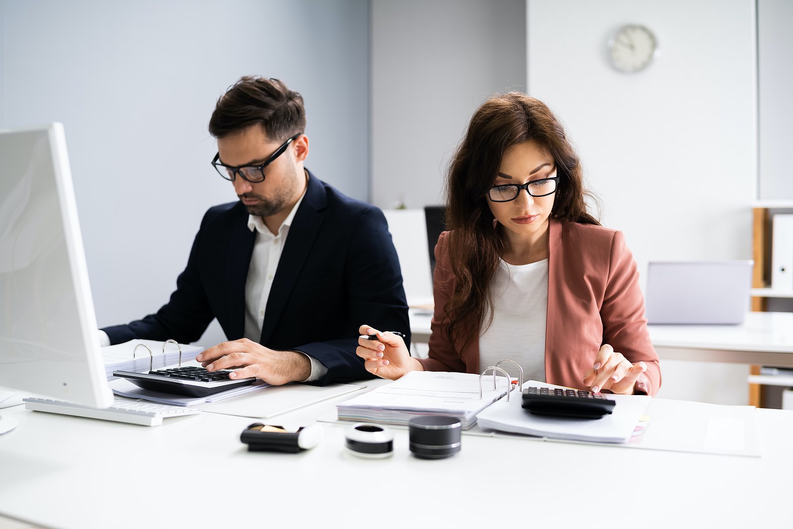 Business Accountant People Doing Tax Audit